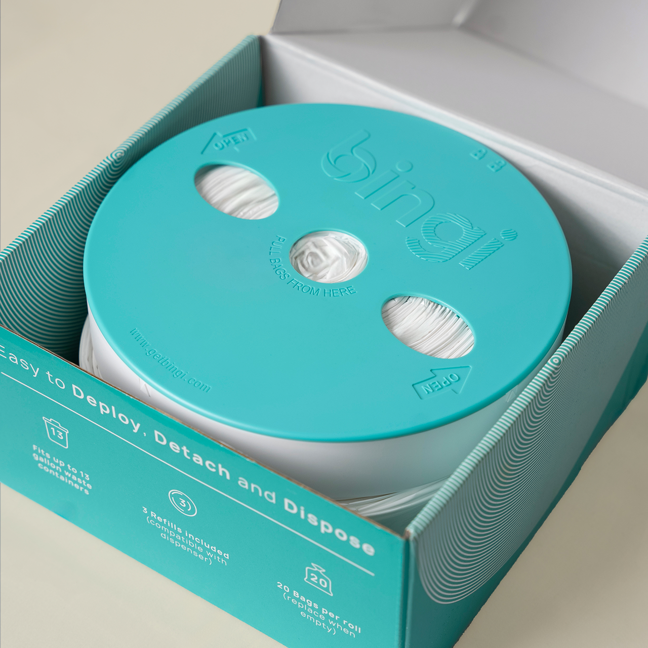 Family Bundle: Dispenser & 3 Bag Rolls